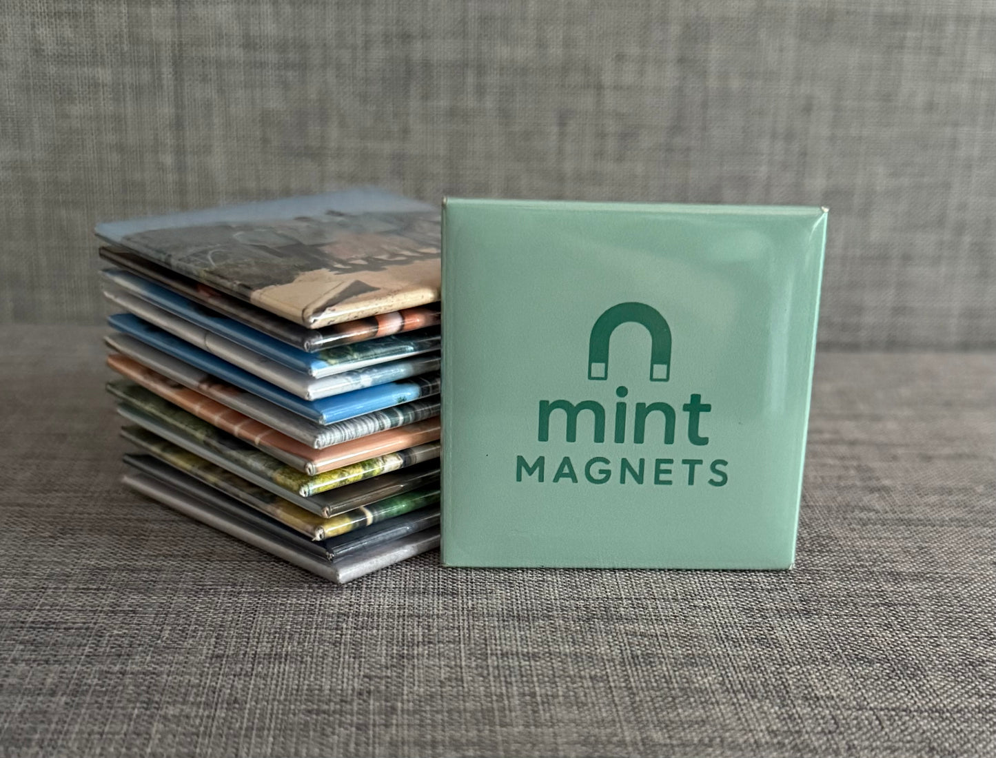 Set of 9 Custom Photo Magnets (50X50mm)