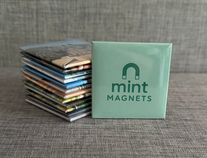 Set of 9 Custom Photo Magnets (50X50mm)